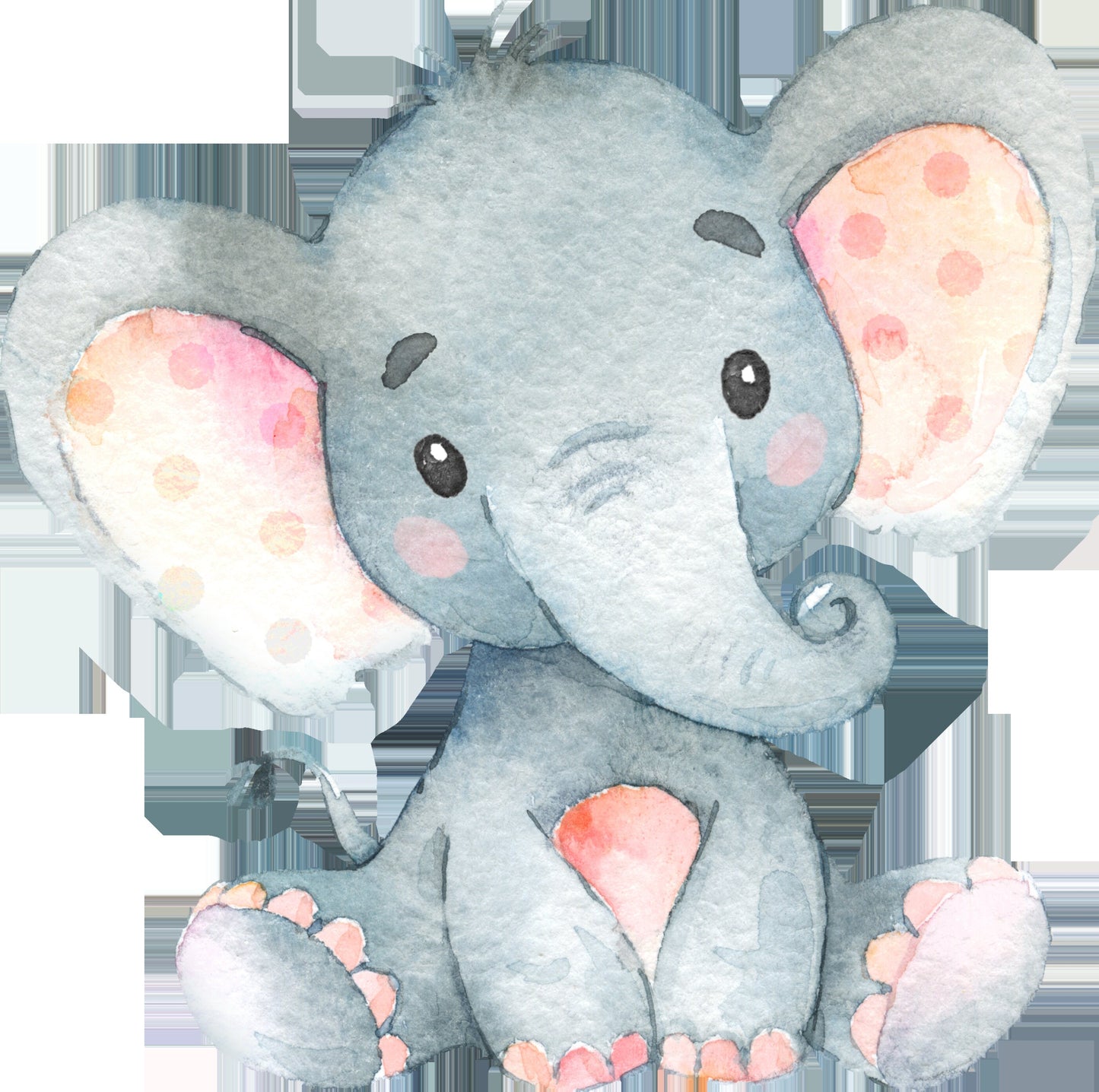 Elephant Baby Shower Balloon Centerpiece Set in Pink and Gray, Baby Girl Shower Balloon Bouquet Set, It's a Girl Baby Shower Decorations