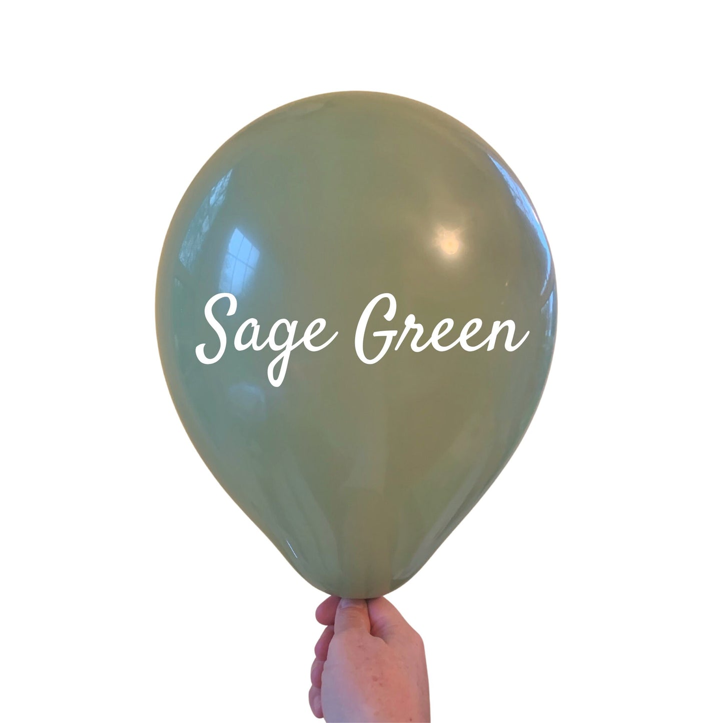 Baby Block Balloon Box with Letters, Baby Shower Decorations, Jumbo Transparent Balloon Boxes, Sage Green, White and Gold