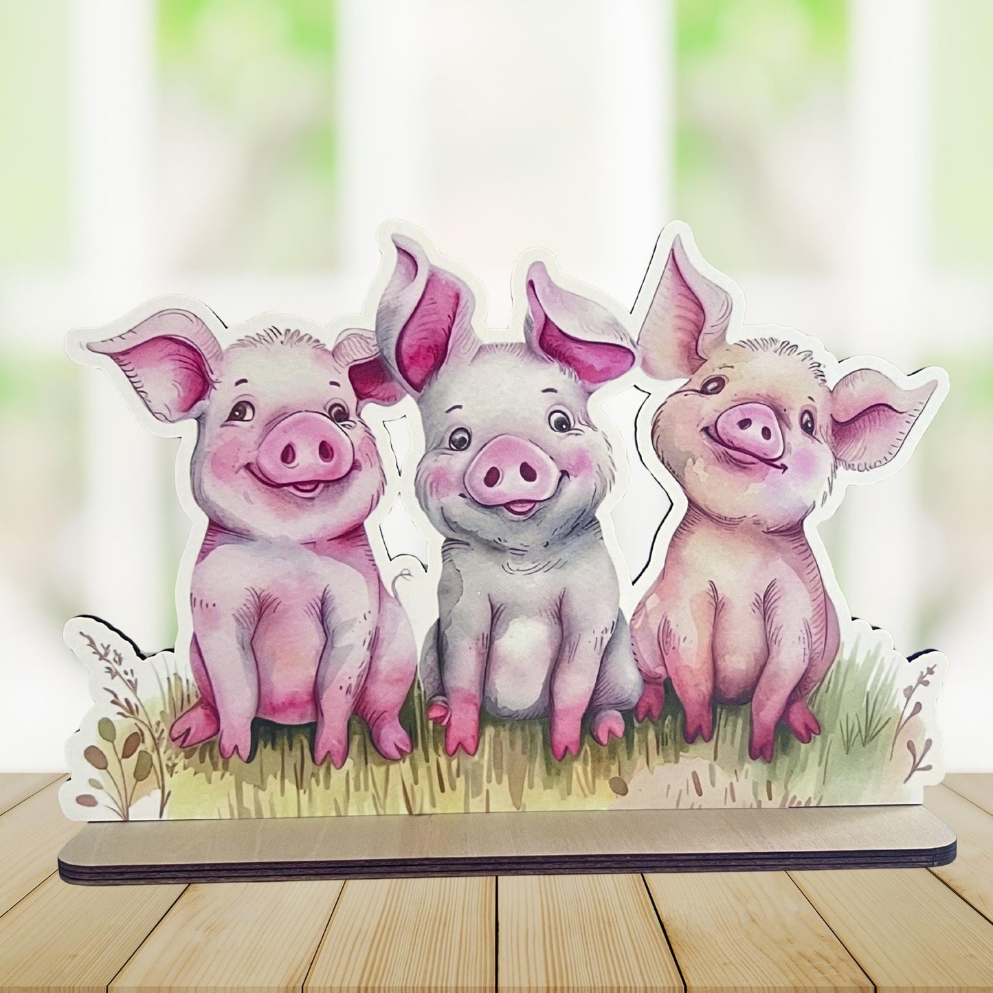 Nursery Rhyme Birthday or Baby Shower Wood Centerpieces, Table Props, Decorations, Stands