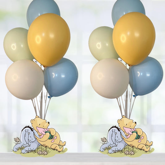 Winnie the Pooh Baby Shower Balloon Centerpiece Set