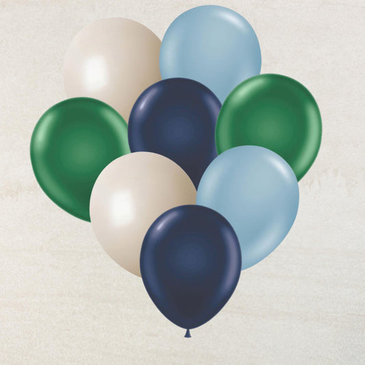 Vintage Polo Inspired Balloon Bouquet 11", Baby Shower, Birthday, Elegant, Preppy, Plaid