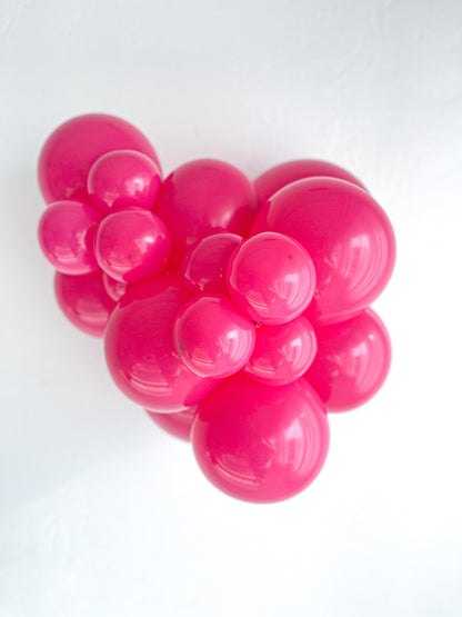 TUFTEX Pinks Balloon Cluster Set | 7 x 11" Balloons, 1 x 18" Balloons, 4 x 5" Balloons | Party Balloon Bundle for Garland, Arch, or Decor