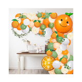 Little Cutie Balloon Garland, Little Cutie Baby Shower, Little Cutie, Baby Shower Balloon Garland, Citrus Birthday Balloons, Balloon Arch