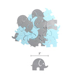 Elephant Baby Shower Party Supplies in Blue and Gray, Little Peanut Decorations