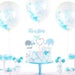 Elephant Baby Shower Party Package in Blue and Gray, Elephant Baby Shower Decorations-Little Peanut-Virtual Baby Shower